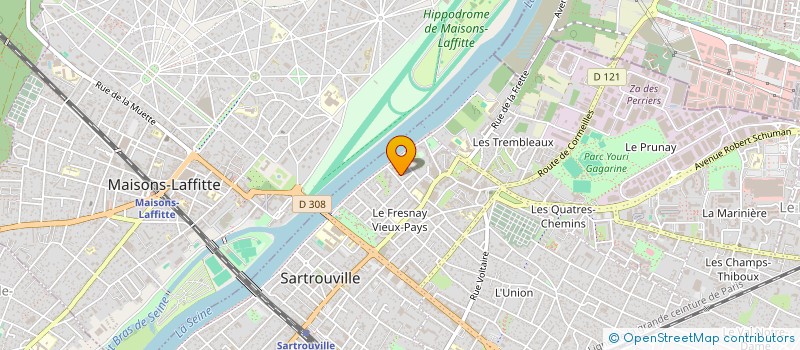 localisation de l'entreprise SCI SAINT SERNIN RAOUL PIEDFER  SARTROUVILLE