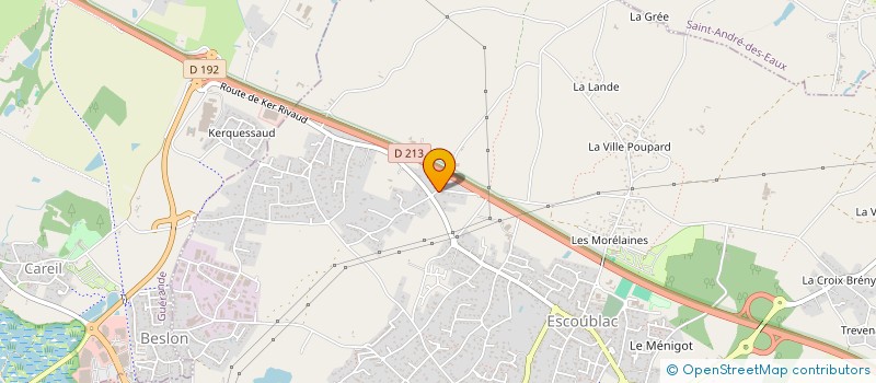 localisation de l'entreprise SCI SAINT SERVAIS à LA BAULE-ESCOUBLAC