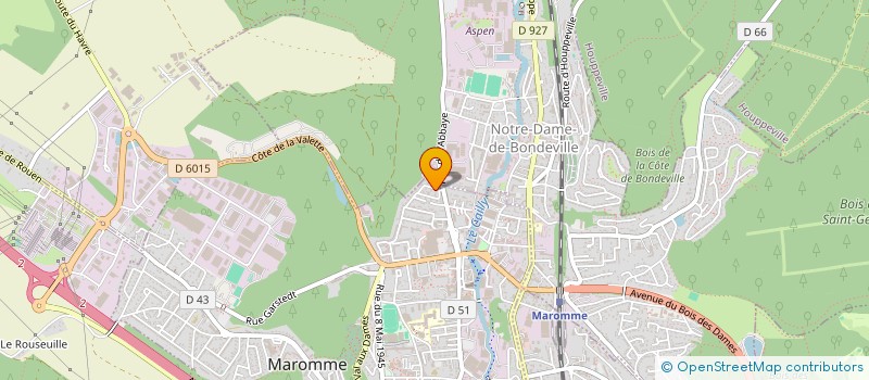 localisation de l'entreprise SCI SAINT SEVER  MAROMME