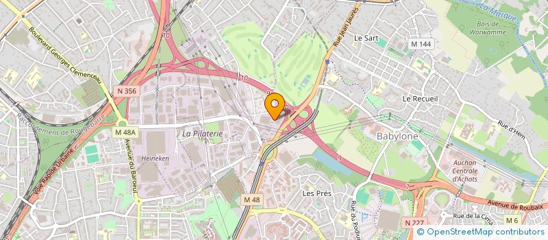 localisation de l'entreprise SCI SAINT SEVER LAFAYETTE à VILLENEUVE D ASCQ