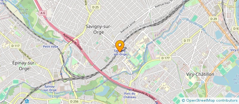 localisation de l'entreprise SCI SAINT SEVERIEN  SAVIGNY-SUR-ORGE