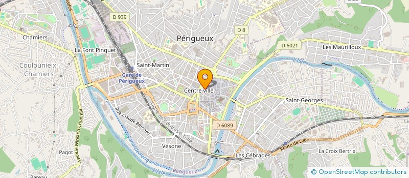 localisation de l'entreprise SCI SAINT SILAIN à PERIGUEUX