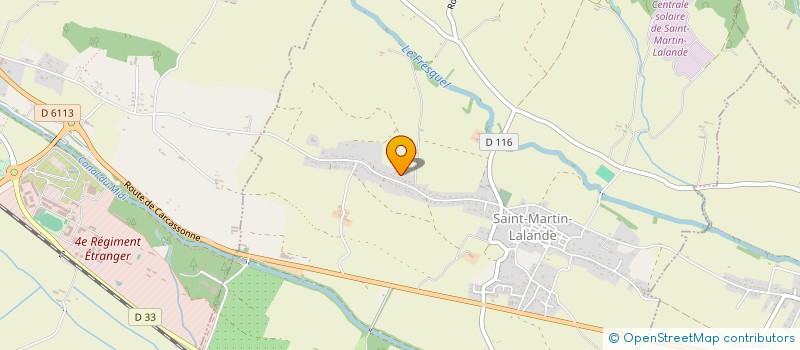 localisation de l'entreprise SCI SAINT SIMEON  CASTELNAUDARY