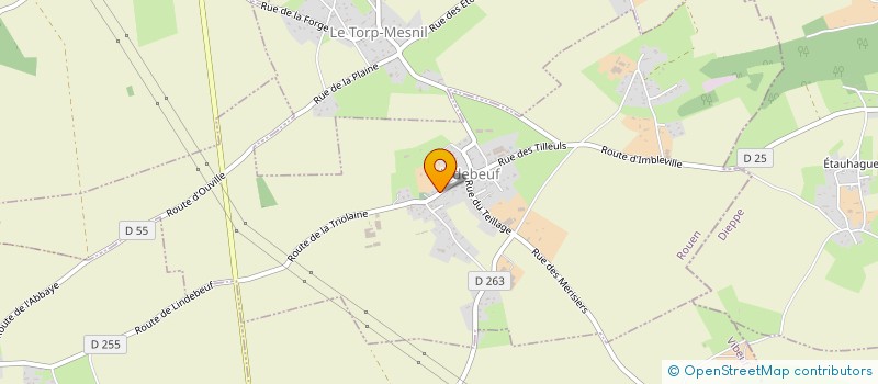 localisation de l'entreprise SCI SAINT SIMEON  LINDEBEUF