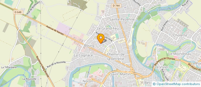 localisation de l'entreprise SCI SAINT SIMON à NIORT