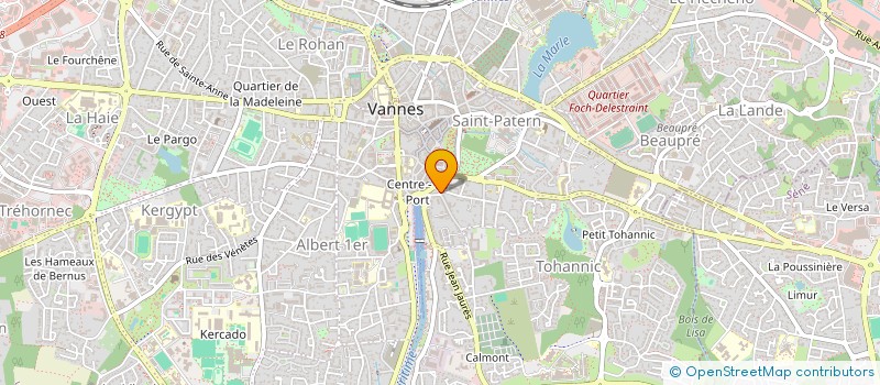 localisation de l'entreprise SCI SAINT SULPICE à VANNES