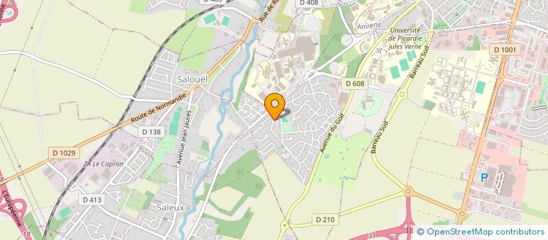 localisation de l'entreprise SCI SAINT SULPICE  SALOUEL