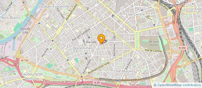 localisation de l'entreprise SCI SAINT SYLVESTRE  LILLE