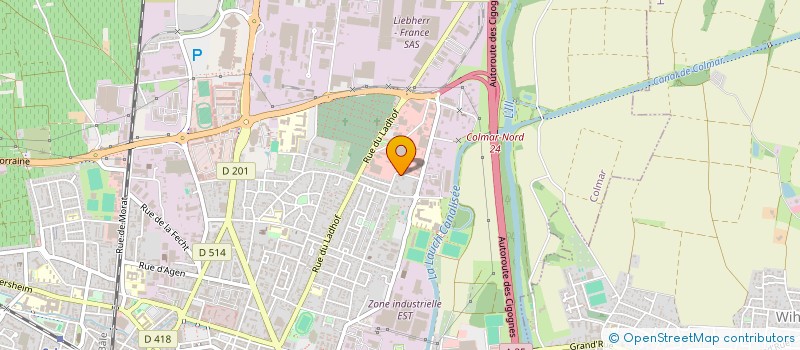 localisation de l'entreprise SCI SAINT THEO  COLMAR