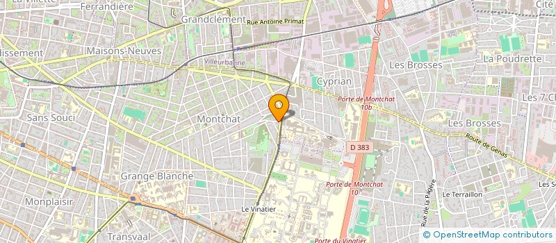 localisation de l'entreprise SCI SAINT THEODORE  LYON