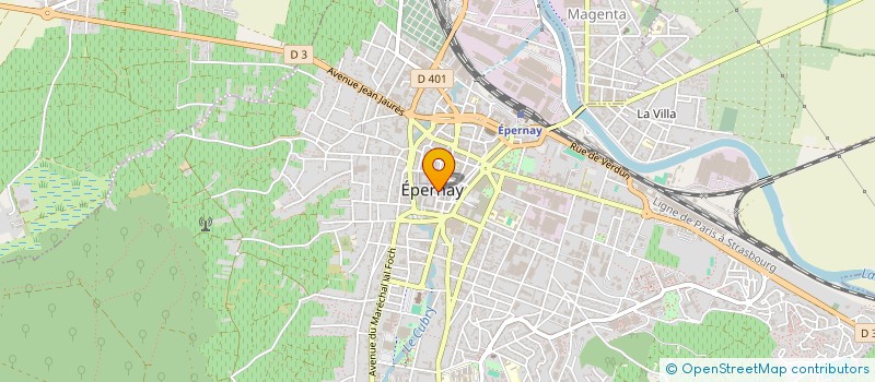 localisation de l'entreprise SCI SAINT THIBAULD  EPERNAY