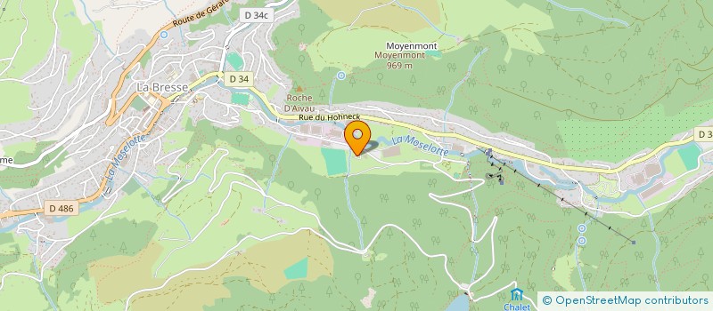 localisation de l'entreprise SCI SAINT THIEBAUT  LA BRESSE