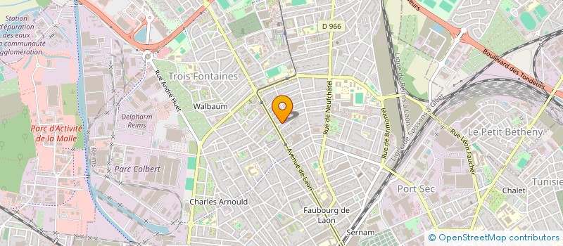 localisation de l'entreprise SCI SAINT THIERRY  REIMS