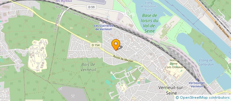 localisation de l'entreprise SCI SAINT THOMAS  VERNEUIL-SUR-SEINE