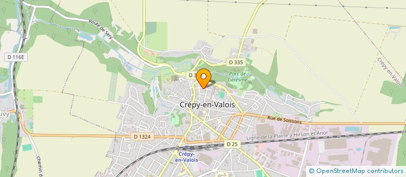 localisation de l'entreprise SCI SAINT THOMAS  CREPY-EN-VALOIS