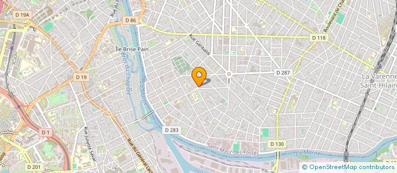 localisation de l'entreprise SCI SAINT THOMAS à SAINT-MAUR-DES-FOSSES