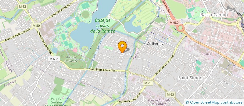 localisation de l'entreprise SCI SAINT THOMAS  TOURNEFEUILLE