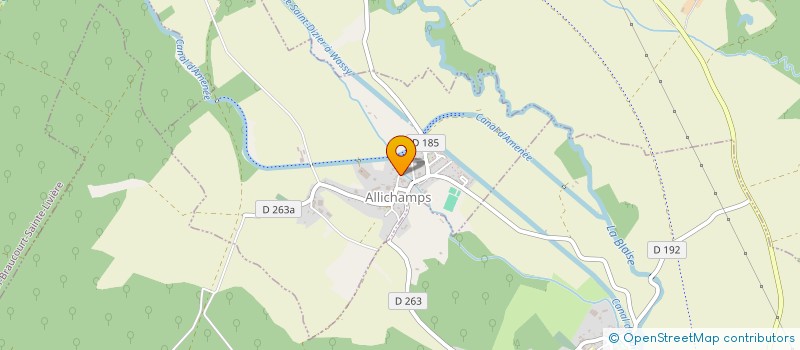 localisation de l'entreprise SCI SAINT THOMAS à ALLICHAMPS