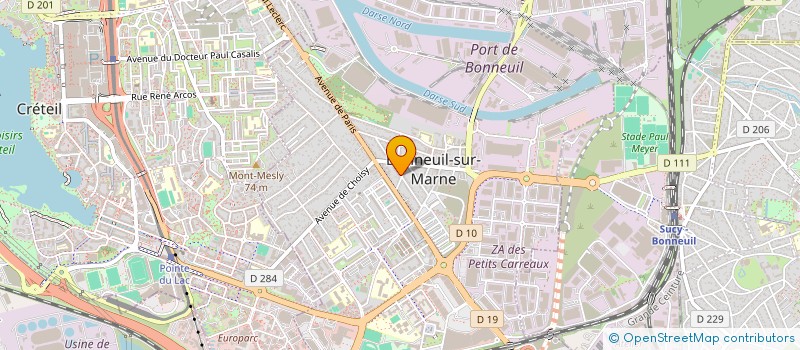 localisation de l'entreprise SCI SAINT THOMAS à BONNEUIL-SUR-MARNE