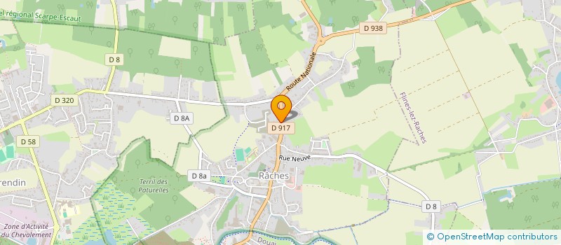 localisation de l'entreprise SCI SAINT THOMAS  RACHES