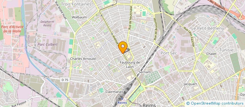 localisation de l'entreprise SCI SAINT THOMAS GUICHARD  REIMS