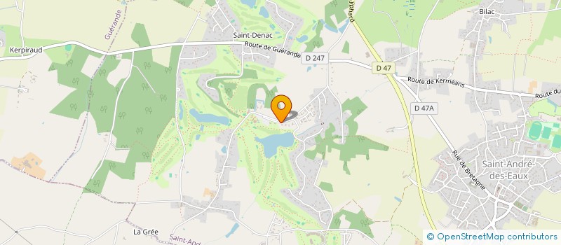 localisation de l'entreprise SCI SAINT TREMEUR  SAINT-ANDRE-DES-EAUX