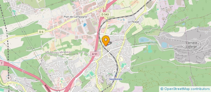 localisation de l'entreprise SCI SAINT TRONC 1 à SEPTEMES-LES-VALLONS