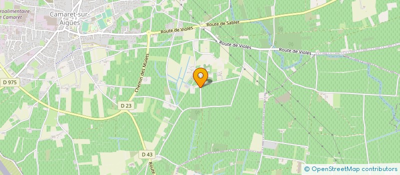 localisation de l'entreprise SCI SAINT TRONQUET  CAMARET-SUR-AIGUES