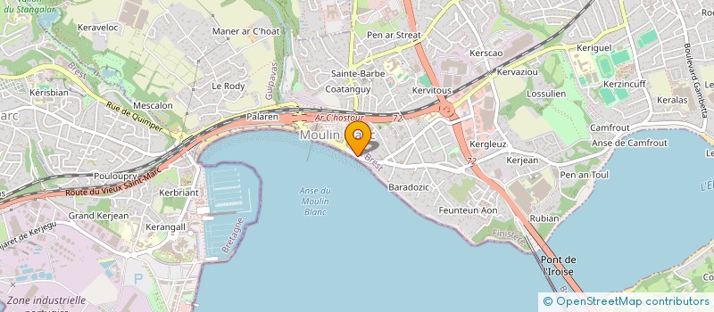 localisation de l'entreprise SCI SAINT TROTTIC  LE RELECQ-KERHUON