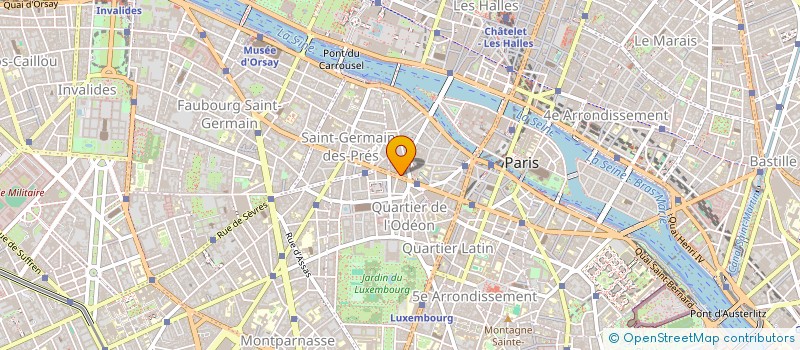 localisation de l'entreprise SCI SAINT-TUAL  PARIS