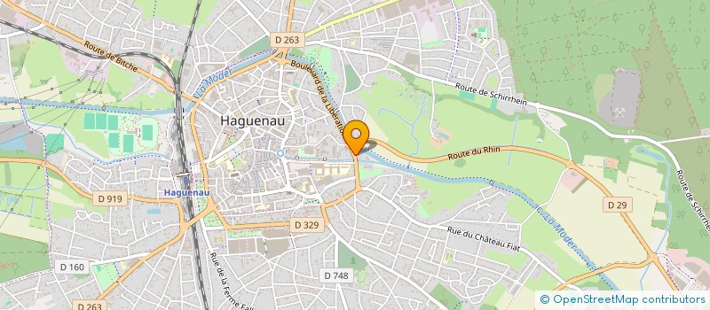 localisation de l'entreprise SCI SAINT ULRICH  HAGUENAU