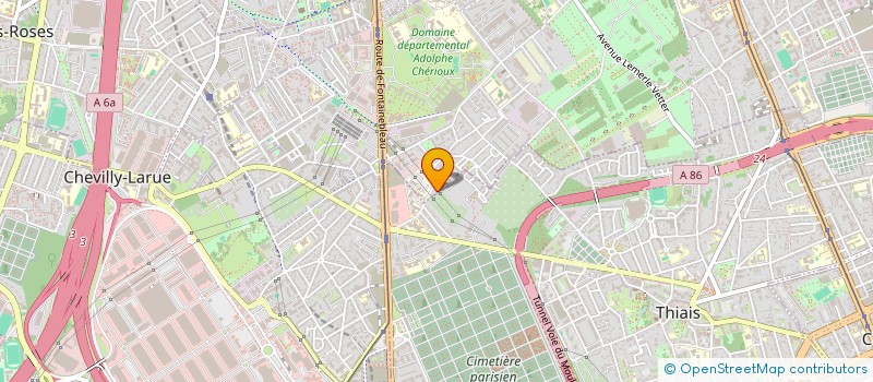 localisation de l'entreprise SCI SAINT URBAIN  VITRY-SUR-SEINE