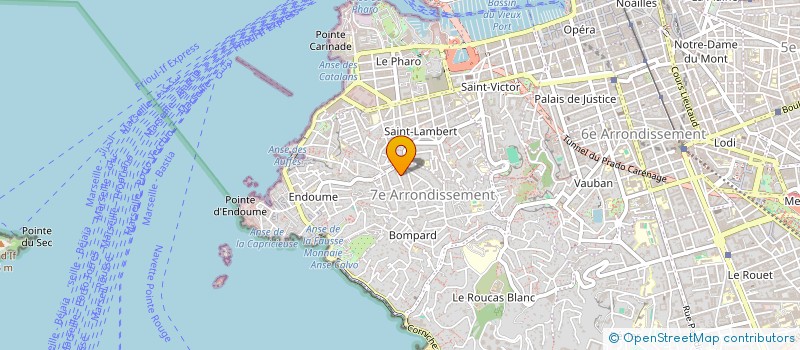 localisation de l'entreprise SCI SAINT-V75 à MARSEILLE
