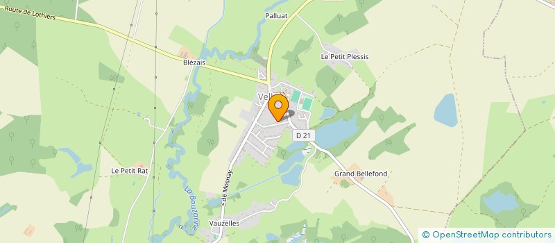 localisation de l'entreprise SCI SAINT VALENTIN à VELLES