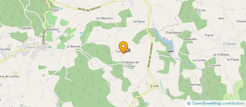 localisation de l'entreprise SCI SAINT VALLIER à SAINT-VICTOR
