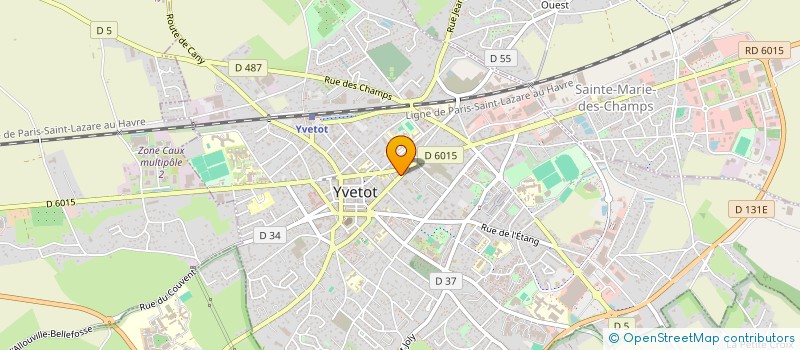 localisation de l'entreprise SCI SAINT VENANT  YVETOT