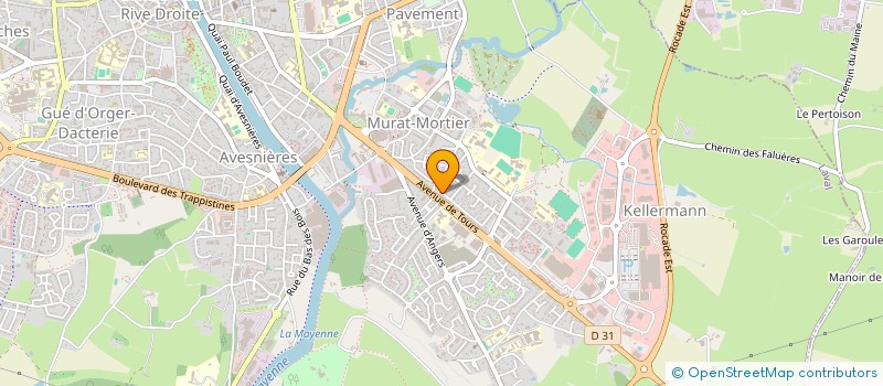 localisation de l'entreprise SCI SAINT-VENERAND à LAVAL