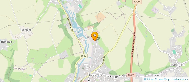 localisation de l'entreprise SCI SAINT VERAN  EPOUVILLE