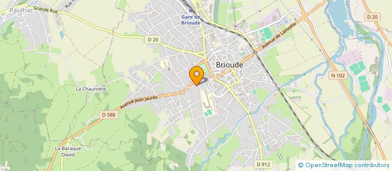 localisation de l'entreprise SCI SAINT VERNY  BRIOUDE