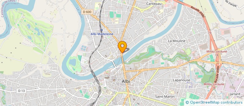 localisation de l'entreprise SCI SAINT VIATEUR à ALBI