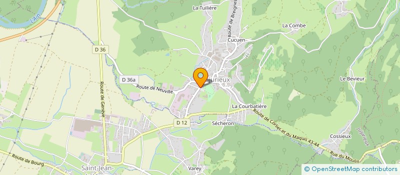 localisation de l'entreprise SCI SAINT VICENT à JUJURIEUX