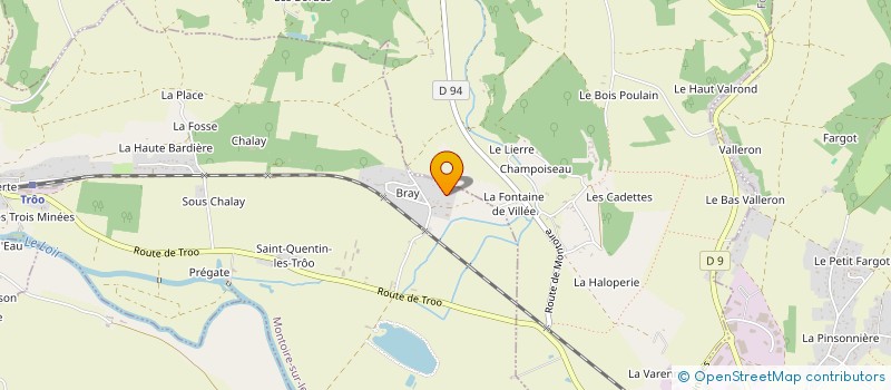 localisation de l'entreprise SCI SAINT VICTOR  MONTOIRE-SUR-LE-LOIR