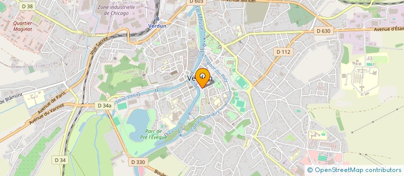 localisation de l'entreprise SCI SAINT VICTOR à VERDUN