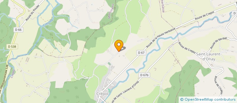 localisation de l'entreprise SCI SAINT VICTOR  CREPOL