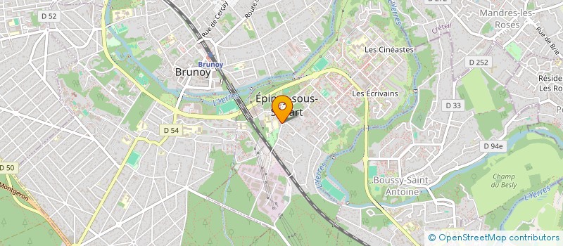 localisation de l'entreprise SCI SAINT VICTOR  EPINAY-SOUS-SENART