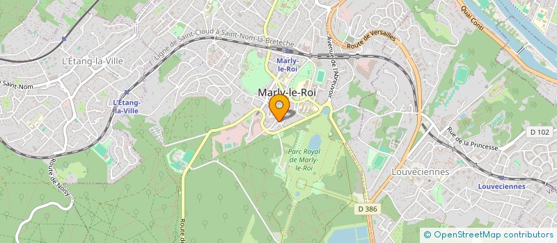 localisation de l'entreprise SCI SAINT VIGOR  MARLY-LE-ROI