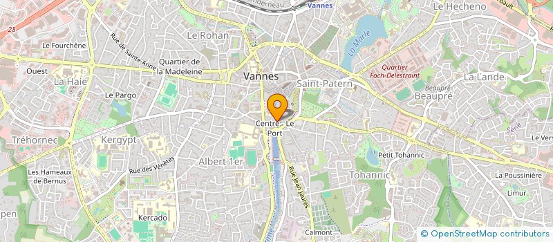 localisation de l'entreprise SCI SAINT VINCENT à VANNES