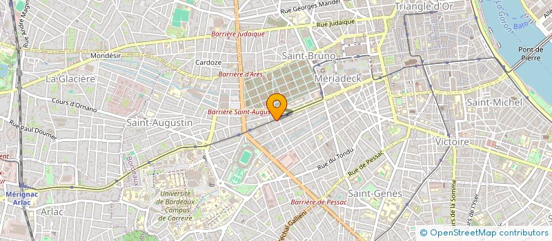 localisation de l'entreprise SCI SAINT VINCENT  BORDEAUX