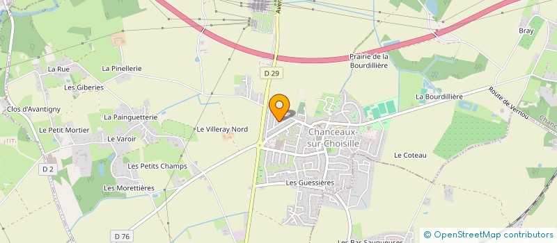 localisation de l'entreprise SCI SAINT VINCENT à CHANCEAUX-SUR-CHOISILLE