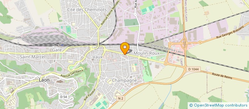 localisation de l'entreprise SCI SAINT VINCENT à LAON